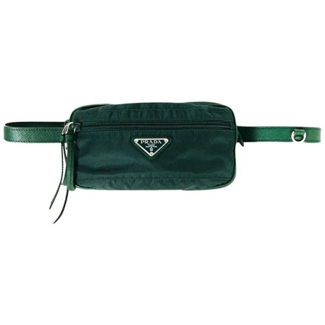 prada fanny pack green|prada fanny pack women's.